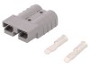 Conector SB50 Hermafrodit 2 Pini, 50A, 600V, Policarbonat, Argintat - Anderson Power Products