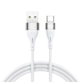 Cablu Date si Incarcare USB-A - USB-C BWOO X280C, 18W, 1m, Alb