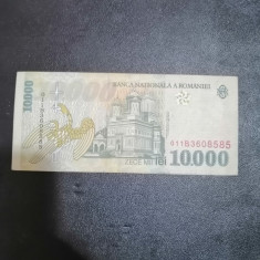 Bancnota ZECE MII LEI - 10.000 Lei - 1999, circulata