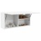 vidaXL Dulap de perete de baie, alb, 80x25x40 cm, lemn prelucrat 860085