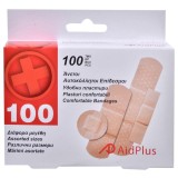 Set plasturi, diverse forme si marimi, 100 bucati, Crem