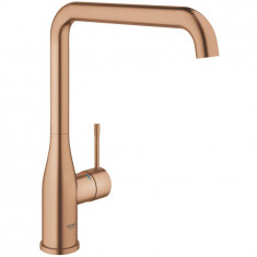 Baterie pentru spalator Grohe Essence 30269DL0, monocomanda, cartus ceramic, pipa pivotanta, Cupru (Brushed Warm Sunset)