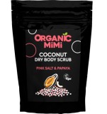 Scrub de corp cu sare roz si papaya &amp; cocos, 150g, Organic Mimi