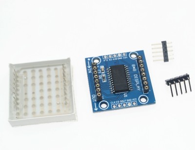 Modul Matrice 8x8 LED-uri driver MAX7219 Arduino (m.1095) foto