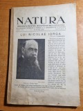 Revista natura 15 iunie 1931 - nicolae iorga,discursul lui carol al 2-lea