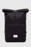 Sandqvist rucsac Bernt culoarea negru, mare, uni