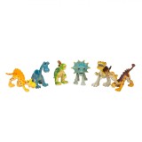 Set Figurine Dinozauri, 6 Bucăți, Plastic Moale, Multicolor, 6.5cm, Oem