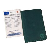 Portofel barbati din piele naturala, Jack L, turcoaz