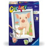 Cumpara ieftin Ravensburger - CreArt pictura pe numere pentru copii porcusor dragut