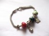 Bratara tip Pandora cu margele sticla, model 39798, stil fashion