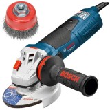 Bosch GWS 19-125 CIE + 2608622098 - Polizor unghiular cu fir 1900 W 125 mm + Perie oala 75x0.3 mm