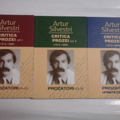 CRITICA PROZEI ( 3 VOL ) - ARTUR SILVESTRI