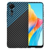 Husa pentru Oppo A78 4G, Techsuit, Carbonite FiberShell, Bleu