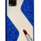 Husa silicon oglinda si sclipici ( glitter) Samsung S20 Plus ; S20+ , Albastru
