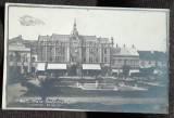 Carte postala, Satu Mare Piata Bratianu, 1929