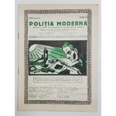POLITIA MODERNA , REVISTA LUNARA DE SPECIALITATE , LITERATURA SI STIINTA , ANUL VI , NR. 59 , IANUARIE , 1931