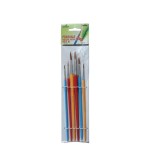 Pensule varf rotund numarul 2,4,6,8,10,12 6/set Ecada