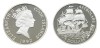 Cook Islands 1992 - 5 dollars, nava Astrolabe, descoperirea Americii, argint, PROOF