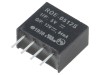 Convertor DC/DC 1W 4.5-5.5V la 12VDC 84mA SIP4