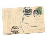 Eisenach (Germania) 1912 - Carte postala expediata la St. Moritz, cu porto suplementar Elvetia