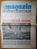 Ziar Magazin 9 Februarie 1985: Complex Balnear Lotru, Bradisor, Voinesita, Poienita - Stare Buna - 12 Pagini