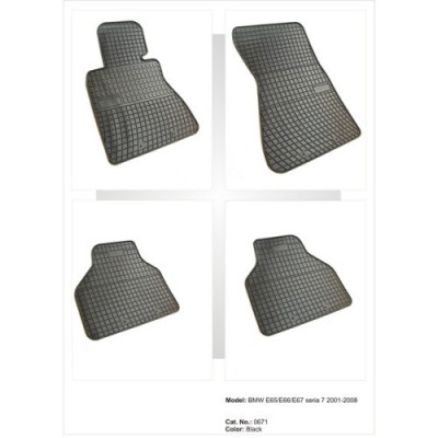Covoare cauciuc BMW E65 / E66 / E67 seria 7 2001-2008 ( 0671, P30 ) Automotive TrustedCars foto
