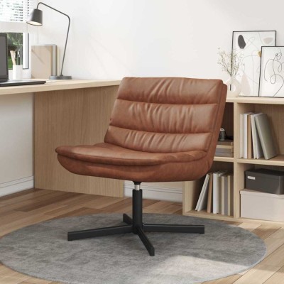 Scaun pivotant Maro 63 x 75 x 76 cm Piele artificială foto