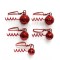 Plumb Fanatik Tirbuşon fațetat RED MIX / 5 buc