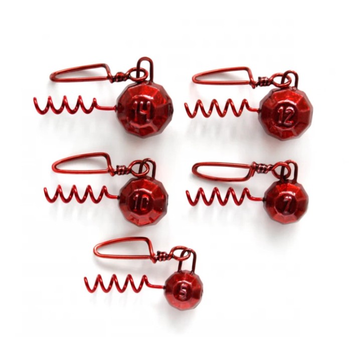 Plumb Fanatik Tirbuşon fațetat RED MIX / 5 buc