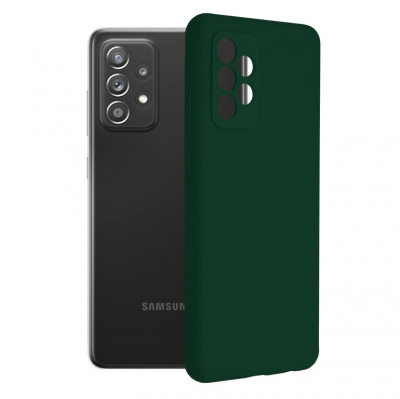 Husa Techsuit Soft Edge Silicon Samsung Galaxy A72 5G - Dark Green foto