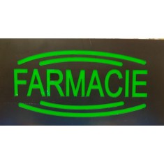 Reclama LED - FARMACIE - de exterior / interior, 44 x 24 cm