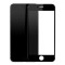 Folie Sticla iPhone 7+ Black Fullcover 4D Tempered Glass Ecran Display LCD