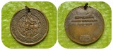 H460-I-Meadalia veche Imparatul Sigismund de Luxemburg (1368&ndash;1437) Sfantul Imperiu Roman, inmormantat Oradea 1437 bronz masiv argintat.