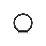 Husa Volan Sport Tesit Piele Carbon ALM, Marime M (37-39cm)