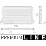 Mahle Intercooler, compresor Behr *** Premium Line ***