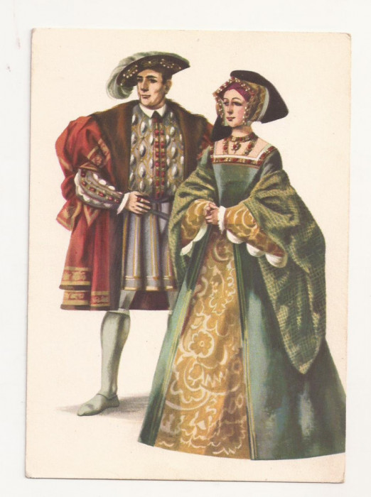 FA27-Carte Postala- GERMANIA - haine de epoca 1536, necirculata
