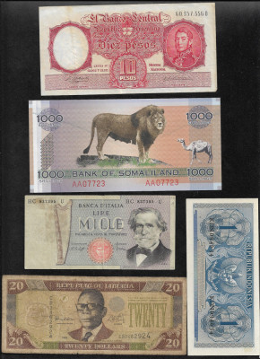 Set #68 15 bancnote de colectie (cele din imagini) foto