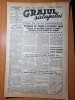 Graiul Sălajului 24 Iunie 1949: Articol Carei, Șupurul de Jos, Jibou, Zalău, Bodia - Ziar Vechi, 8 Pagini