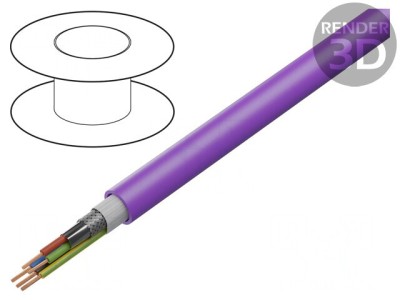 Cablu PROFIBUS pentru Utilaje Industriale Cu foto