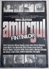 Amurgul fantanilor - afis film romanesc, Romaniafilm 1983, cinema Epoca de Aur