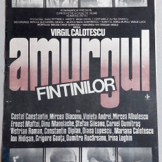 Amurgul fantanilor - afis film romanesc, Romaniafilm 1983, cinema Epoca de Aur