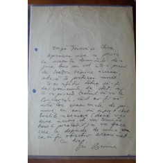 Scrisoare , scrisa de Mihai Beniuc, 1907-1988