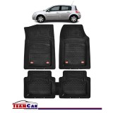 Covorașe Auto TeamCar&reg; Tip Tăviță Compatibile Renault Megane II (2002&ndash;2009) - Hatchback, Cauciuc