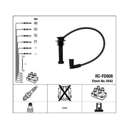 NGK Set cablaj aprinder