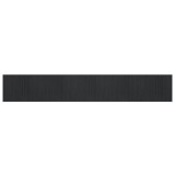 Cumpara ieftin Covor dreptunghiular, gri, 80x1000 cm, bambus