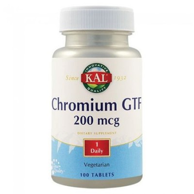 Supliment Alimentar Chromium GTF 200mcg Kal Secom 100tbl foto