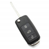 Audi A8 - Carcasă cheie tip briceag cu 3 butoane, fără buton de panică -, Carguard