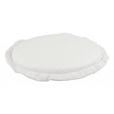 Set 4 perne scaune textil crem 42x3 cm