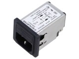 Conector alimentare AC SOCLU TATĂ 1A 250VAC IEC 60320 5200 SCHURTER