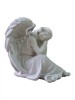 Statueta decorativa, Inger, Alb, 25 cm, DVAN0736-8P